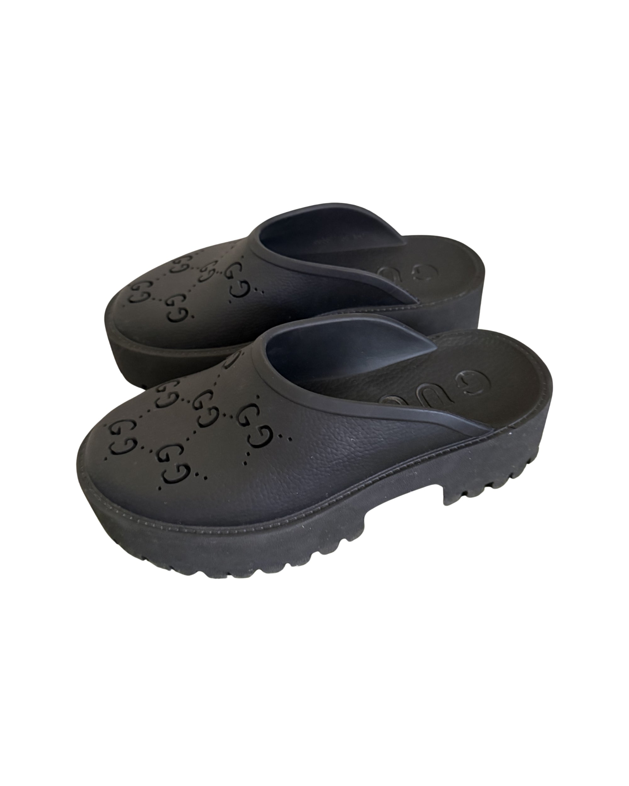 Platform Perforated G Sandals (8)