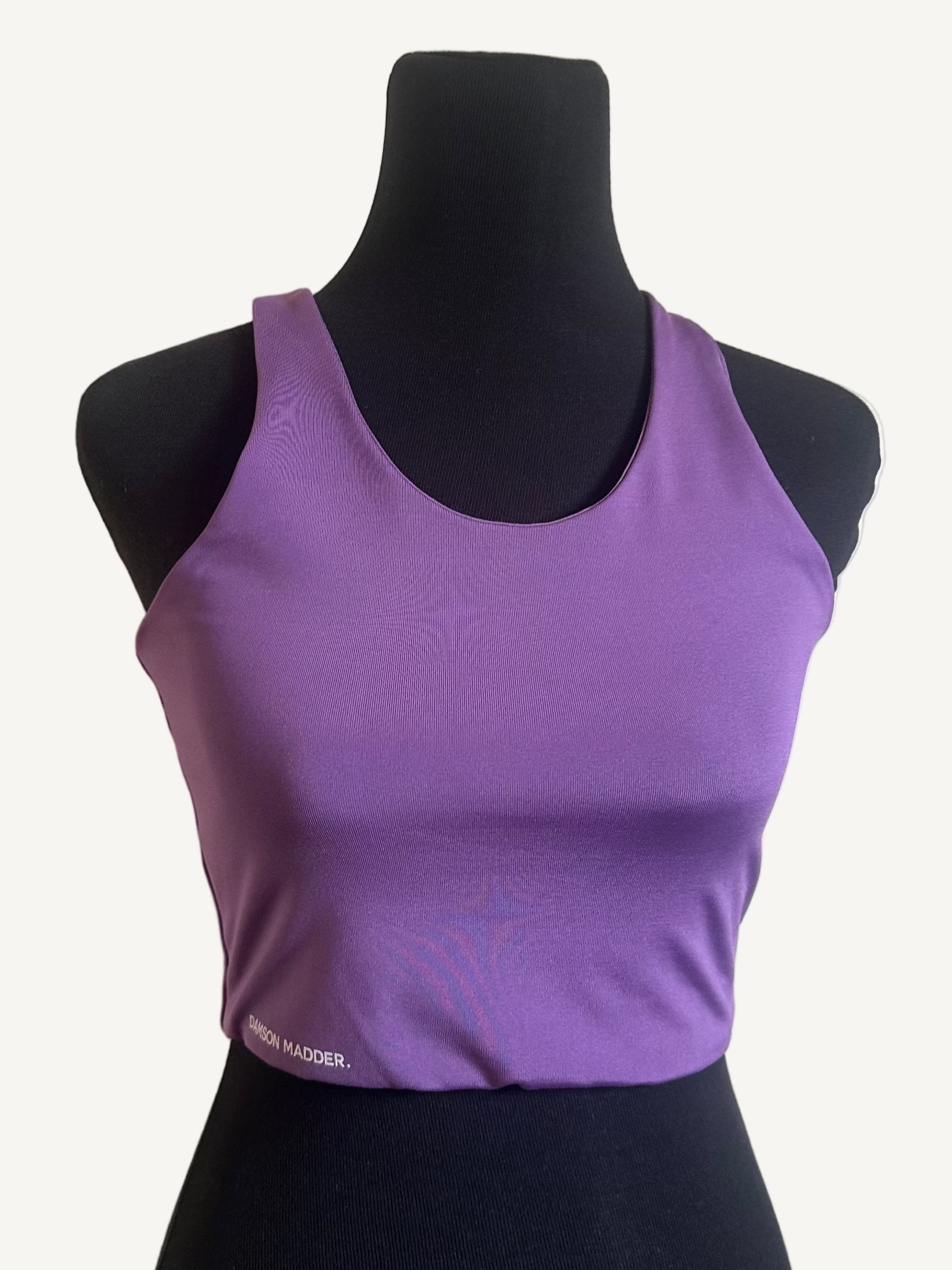 Damson Madder Workout Crop